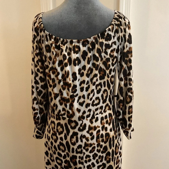 🤎 Leopard Print Maxi Dress - Picture 4 of 4
